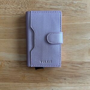 Vulkit Slim Bifold Pop Up Wallet Bling Rose